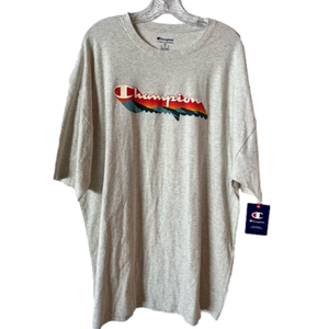 NWT Men’s Champion Graphic design cotton T-Shirt Mens size XXL  2X
